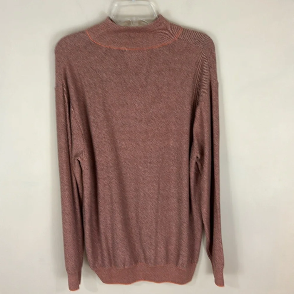 Charleston Threads 1/4 Zip 100% Cotton Golf Sweater Size XL